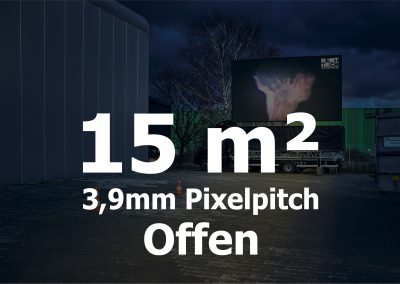 15qm – Offener LED-Trailer – 3,906m Pixelpitch