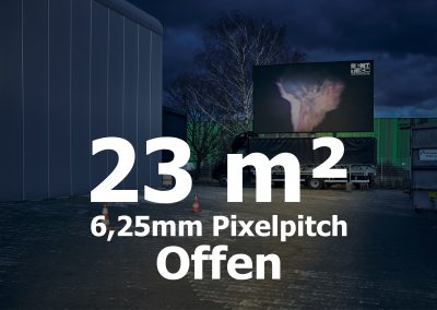 23qm – Offener LED-Trailer – 6,25mm Pixelpitch