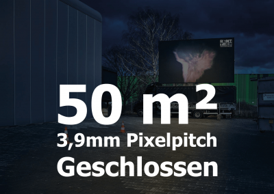 50qm – Geschlossener LED-Container – 3,9mm Pixelpitch